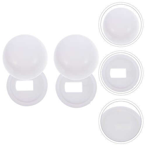 2Pair Toilet Bolt Cover Caps Accessories for Toilet Installation