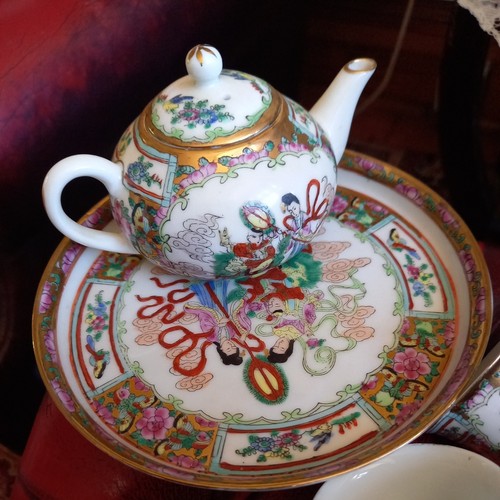 Vintage rareChinese Mini Tea Set - Picture 3 of 5