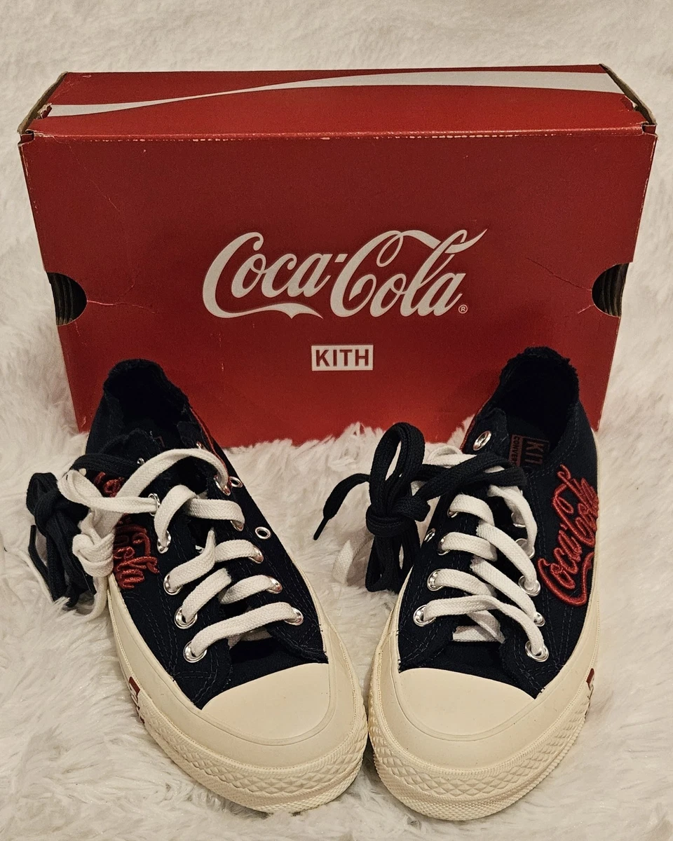 Kith x Coca-Cola x Converse Chuck 70 Low Navy for Sale