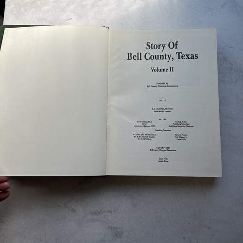 Story Of Bell County, Texas / 2 Volume Hardcover Set / 1988 - Picture 9 of 16