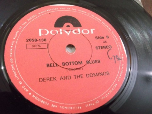 ERIC CLAPTON DEREK & THE DOMINOS layla RARE COVER ISRAEL ISRAELI P/S - Picture 4 of 8
