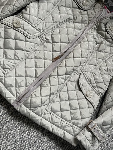 Chaqueta para mujer VINCE CAMUTO, talla mediana, gris, acolchada, diamante, acolchada, (48) - Imagen 4 de 7