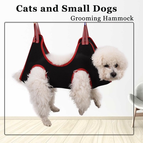 Small Pet Grooming Hammock Breathable Dog & Cat Restraint for Nail Trimming - Picture 7 of 9
