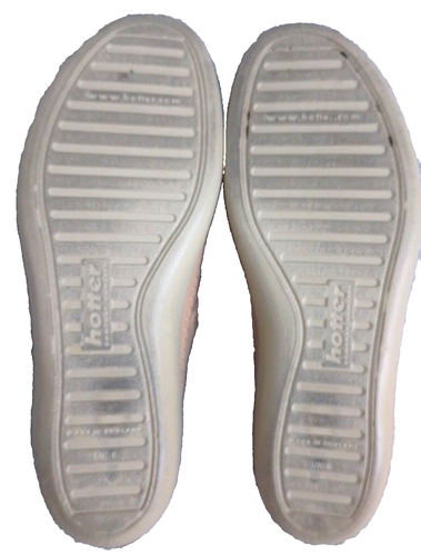 HOTTER JOY BEIGE T-BAR RIP STRAP LEATHER FLAT SHOES UK 6 EXF WIDE FIT EURO 39 - Picture 3 of 14