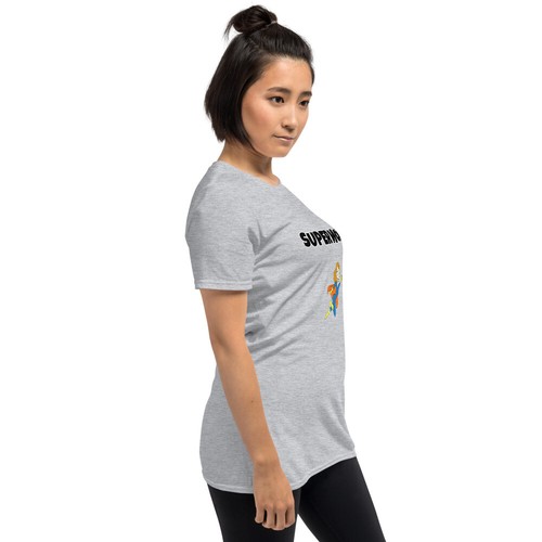 Short-Sleeve Unisex T-Shirt - Super Mom - Picture 12 of 13