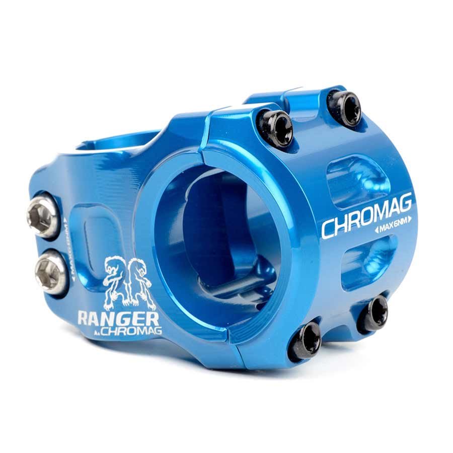 Chromag Ranger V2 Potencia 1-1 8'' L 40mm 0Diámetro 31.8mm Azul Chromag Ranger V2 Potencia 1-1 8'' L 40mm 0Diámetro 31.8mm Azul