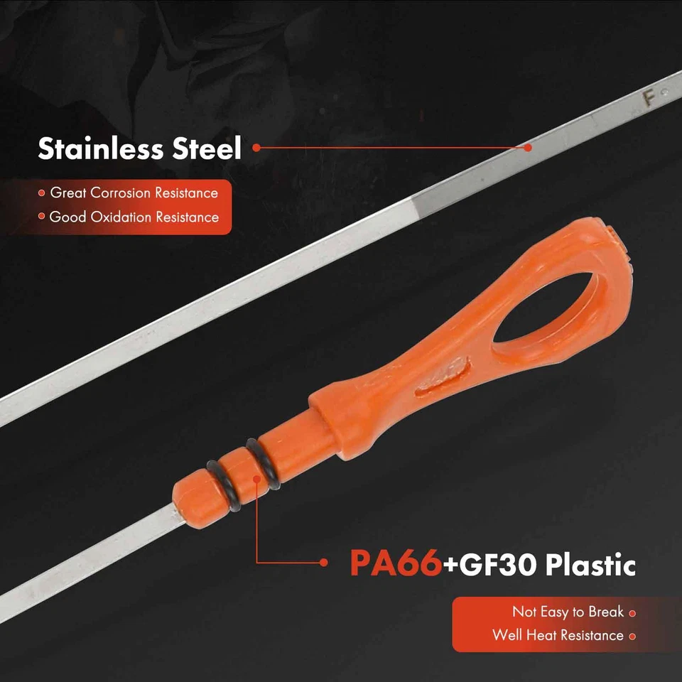 Varilla de medición de nivel de aceite del motor para Hyundai Sonata 2000-2005 Santa Fe Kia Optima 2,4 L Foto 2 de 4