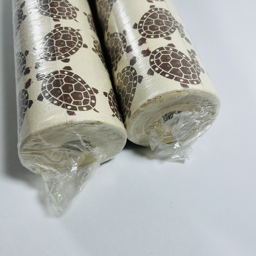 Vintage BoltaTex TURTLE Print Wallpaper, Beige/Brown (2 Rolls, 70 Sq. Ft each) - Picture 7 of 15