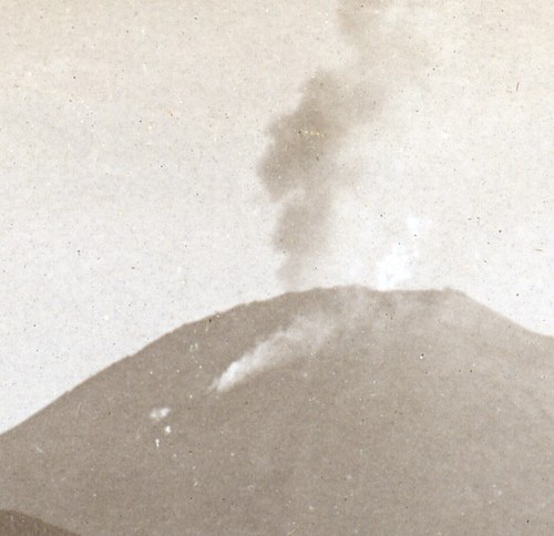 Italy Road to Vesuvius Volcano Chapel Old Underwood Stereoview Photo 1900 - Picture 2 of 3