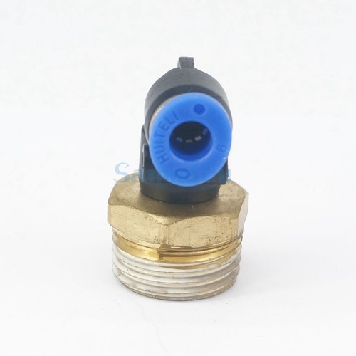 5pcs 4-12mm 1/8"-1/2" BSP Male Pneumatic Elbow Push In Quick Release Air Fitting - Picture 45 of 52