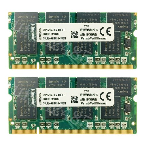 10GB 10x 1GB PC-2700 333MHz DDR1 SO-DIMM Laptop Arbeitsspeicher Für Kingston DE - Bild 5 von 10