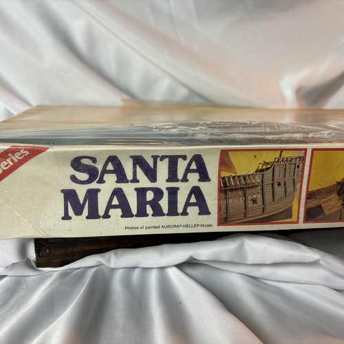 Vintage NEW Aurora 1977 Prestige Series Santa Maria 1/90 Scale Model Kit - Picture 9 of 10