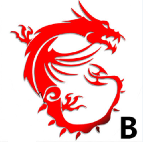 MSI Dragon Metall Logo Aufkleber für Laptop Tablet Desktop PC Computer Digital - Bild 7 von 17