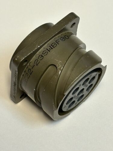 NEW ITTC CA3102E22-23SWBF80-05 8 PIN CIRCULAR CONNECTOR W/ CONTACTS - Picture 2 of 5