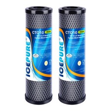 ICEPURE 1 Micron 2.5 x 10 Whole House CTO Car...