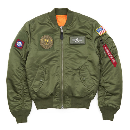 New Opening Ceremony Alpha Industries Reversible MA-1 Slim Fit Jacket Size XL - Picture 3 of 12