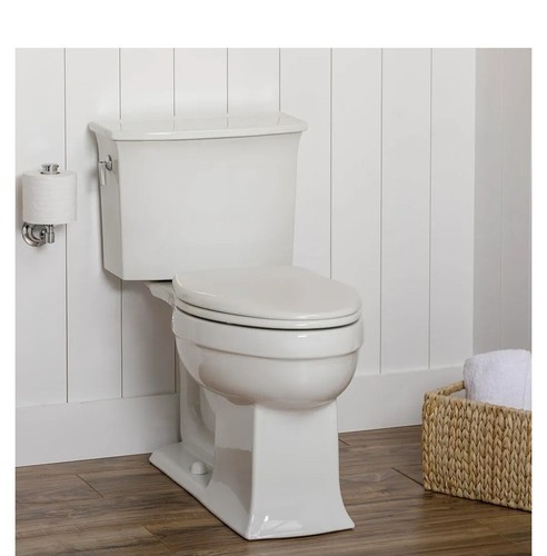 MAYFAIR 864SLOWB 000 Alesio II Toilet Seat will Slow Close, Never Loosen Round - Picture 3 of 4