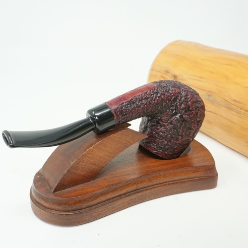 Pipa da fumo tabacco Radice Rind 41 rusticata biliardo/a mano libera Briar - Foto 14 di 19