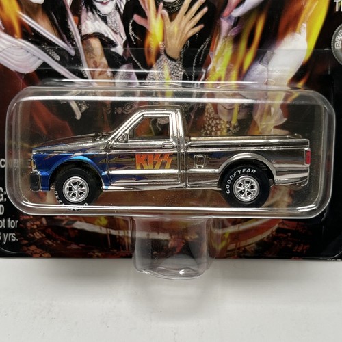 KISS Johnny Lightning Truck GMC Syclone Chrome Blue Flames Limited Edition - Picture 22 of 24