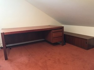 Schreibtisch Kirschbaum / Chefschreibtisch | eBay