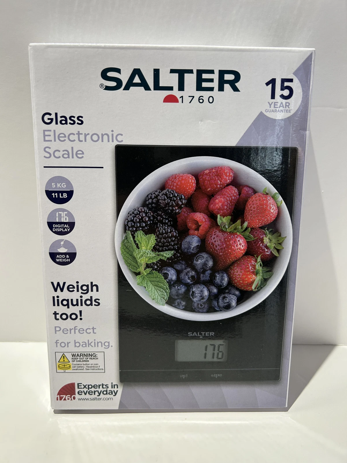 Salter Glass Digital Kitchen Scales LCD Weighing Baking Food Scale
Opens in a new window or tab