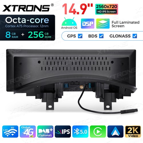 14.9" Car Screen Android 14 8+256GB Stereo GPS Retrofit For BMW 3er F30 F31 EVO - Picture 13 of 18