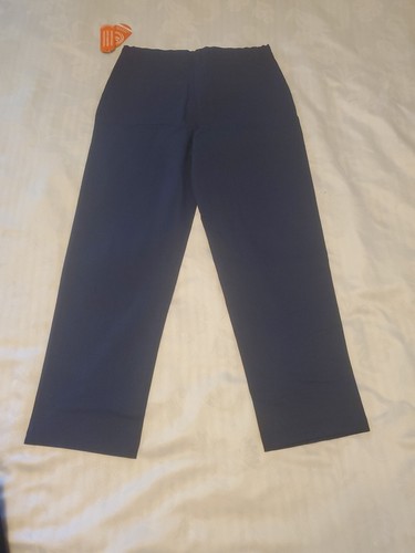 Wonder Nation School Uniform Chino Pants Boys Navy Blue Stretch Size 14 Husky - Picture 5 of 9