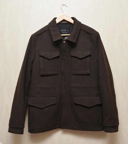 AllSaints Kadleston Coat Jacket Cocoa Brown M BNWT - Picture 4 of 13