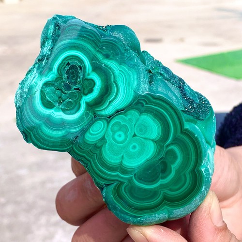1.16LB Natural glossy Malachite transparent cluster rough mineral sample - Picture 8 of 16