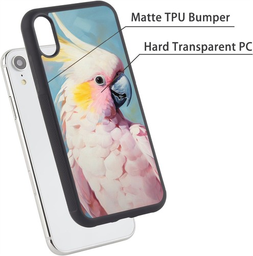 For Samsung A15 A16 S23 S24 S25 Ultra FE Plastic TPU Case pastel colors cockatoo - 第 18/25 張圖片
