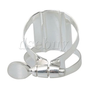 Metal-Silver-Plated-Clarinet-Mouthpiece-Ligature-Replacement-for-Clarinet-Part