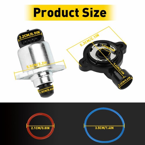 Throttle Position Sensor TPS Kit & Idle Air Control Valve Set For LS Chevy US - Picture 4 of 12