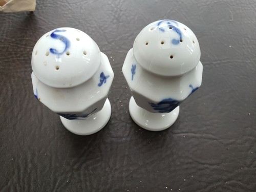 AGITATORE SALE E PEPE VINTAGE ROYAL COPENHAGEN DANIMARCA FIORI BLU #2 - Foto 3 di 5