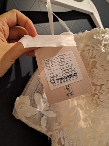 boho lace wedding dress size 10 - Picture 5 of 6