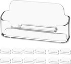 4 Pack Business Card Holder for Desk,Clear Acrylic Business Card Holder Display