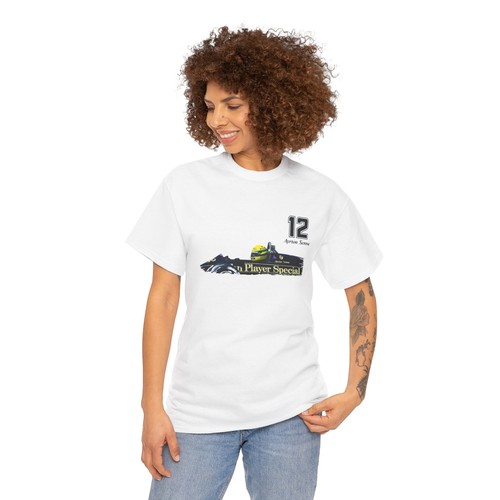 Camiseta Ayrton Senna Formula Racing Lotus JPS Diseño Librea Camiseta F1 Carrera Fan Regalo - Imagen 18 de 61