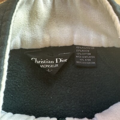 Vintage Christian Dior Monsieur Zip Up Sweater jacket Men's