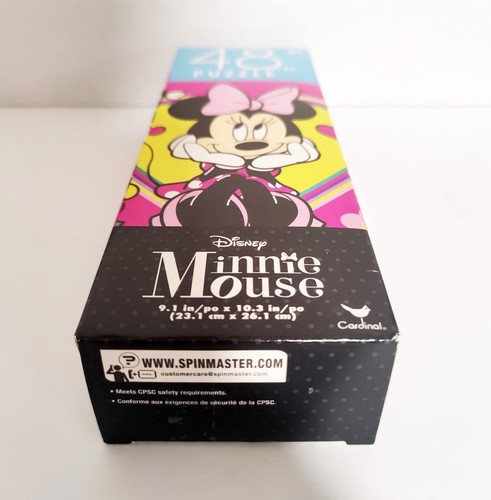 Disney Minnie Mouse 48 Pieces Jigsaw Puzzle Cardinal 6 Years & Up NEW - Picture 4 of 6