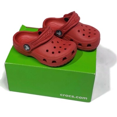 Kids Size Crocs Size 6c Kids Crocband II Mickey Black White Ankle