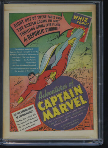 WHIZ COMICS #20 - CGC-7.0, OW - Capitana Marvel vs Sivana - Edad de Oro - Imagen 3 de 3