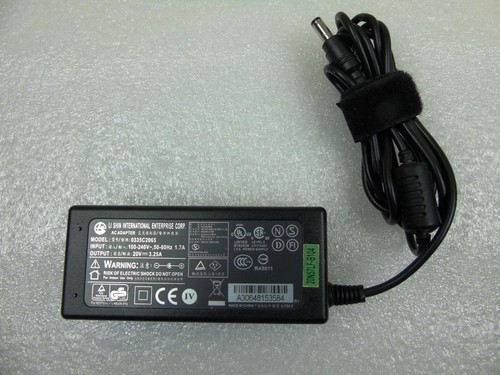 Li Shin Laptop  AC Adapter 65W 100-240V 50-60Hz 20V, 3.25A - 0335C2065 (No Cord) - Picture 1 of 8