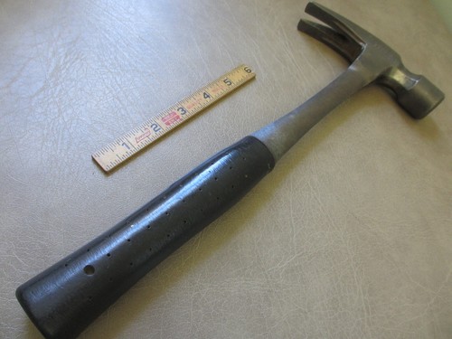Vintage Craftsman 38273 20oz-M gerade Klaue Rahmen Hammer 14" lang USA - Bild 6 von 9