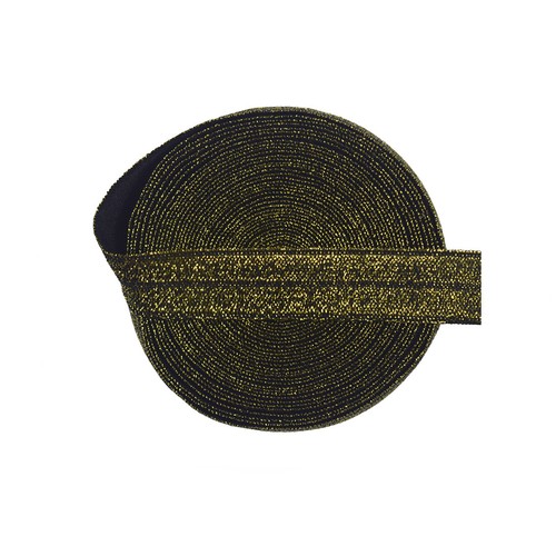 Glitter Foldover Elastic FOE 5/8" Hair Tie Headband Sewing Trim 50 100 Yard Roll - Picture 22 of 41