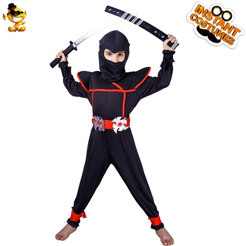  Boys Cosplay Cool Ninja Costume Kids Ninja Cosplay Suit for Party - Picture 6 of 9