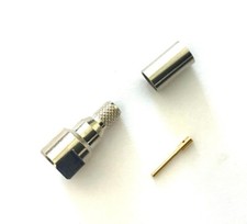 5 Pack FME Male Plug Crimp RF Coaxial Coax Connector RG-8/X, LMR-240 Cable