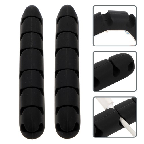 2 Pcs Desktop Cable Organizer Office Cord for Kitchen Appliances Holder - Photo 5/12
