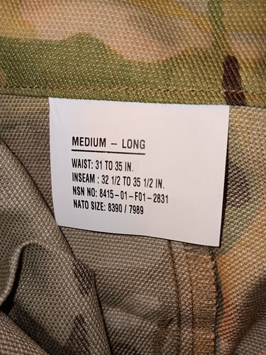 New With Tags Medium Long Scorpion OCP Advanced Combat FR Pants W/O Kneepads. - Picture 2 of 12