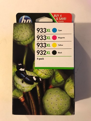 Cartuchos de tinta para impresora original genuino HP 932XL 933XL paquete de 4 BK/M/C/Y IVA.Inc - Imagen 2 de 2