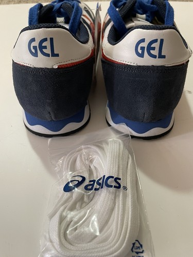 Herren Größe 9 ASICS Gel Holland blau/orange H142L Lauf Walking Sneaker NEU! - Bild 4 von 5