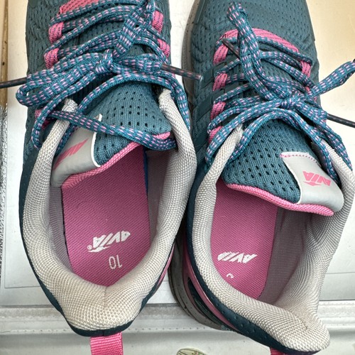 Women's Trail Walking Shoe Size 10 Running Athletic Sneaker Avia Teal Pink - Picture 9 of 9